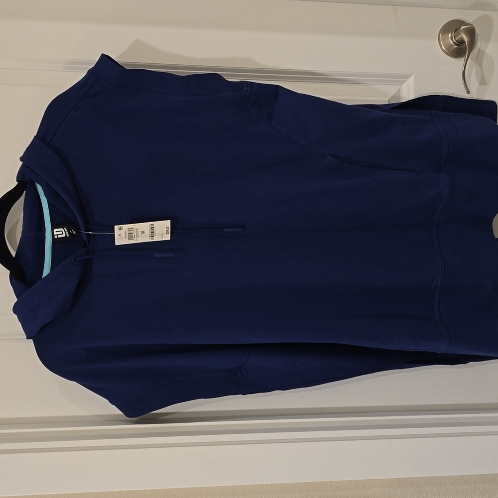 Ideology Navy Blue Sleeveless Hoodie